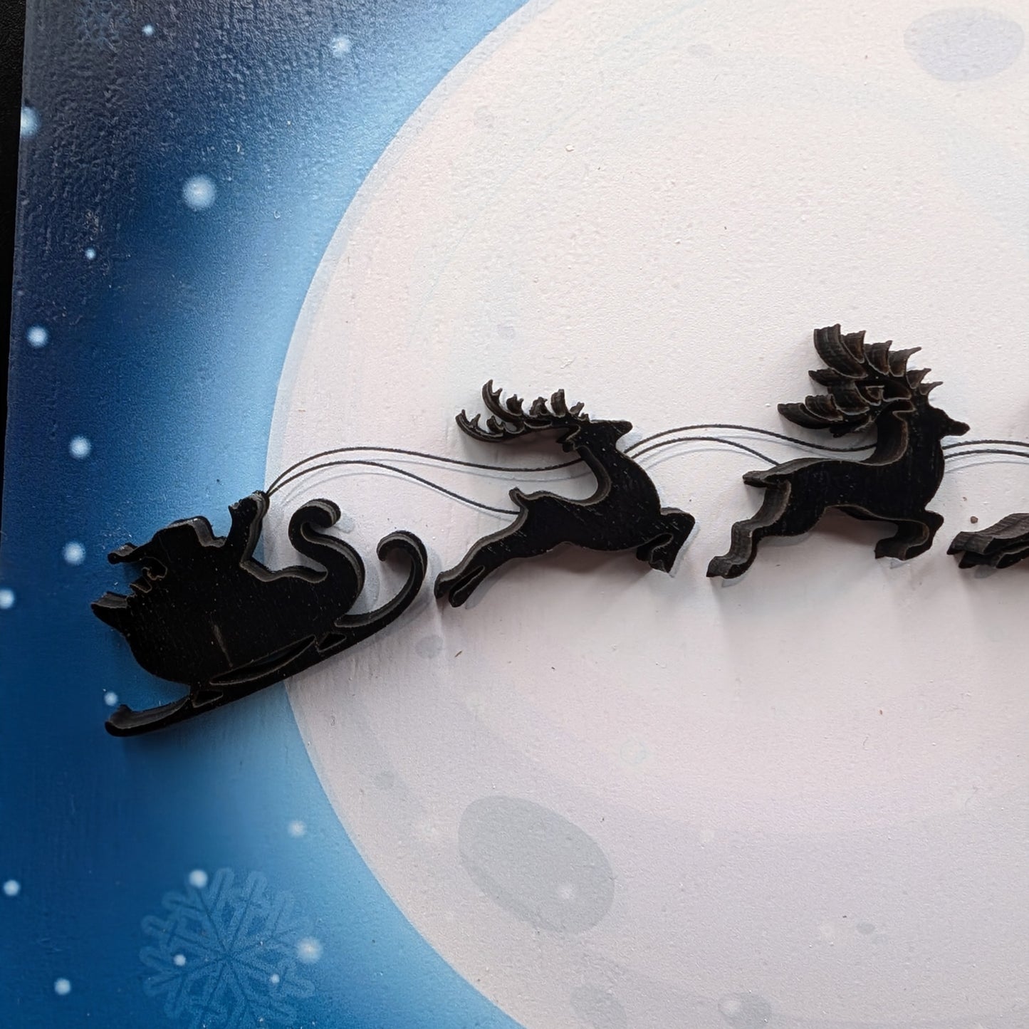 Wooden Christmas Countdown Calendar - North Pole Express